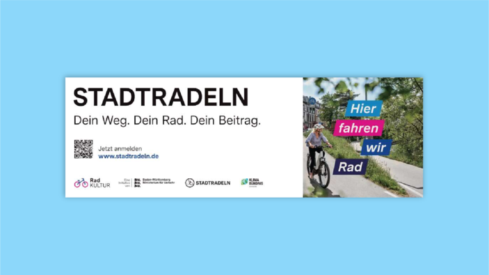 1-A-Ver­sion STADT­RA­DELN Wer­be­ban­ner